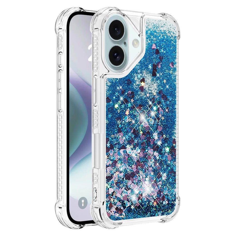 iPhone 16 Glitzer-Hülle – Stoßfest & mit Treibsand
