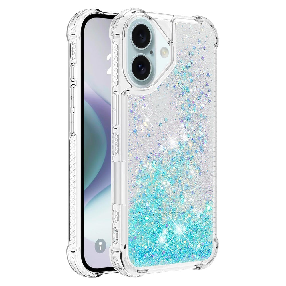iPhone 16 Glitzer-Hülle – Stoßfest & mit Treibsand