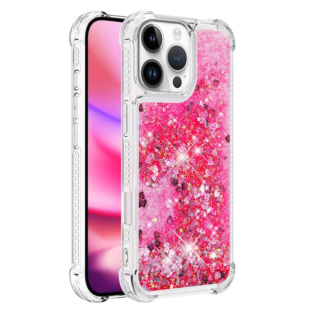 iPhone 16 Pro Max Glitzer-Hülle – Stoßfest & mit Treibsand