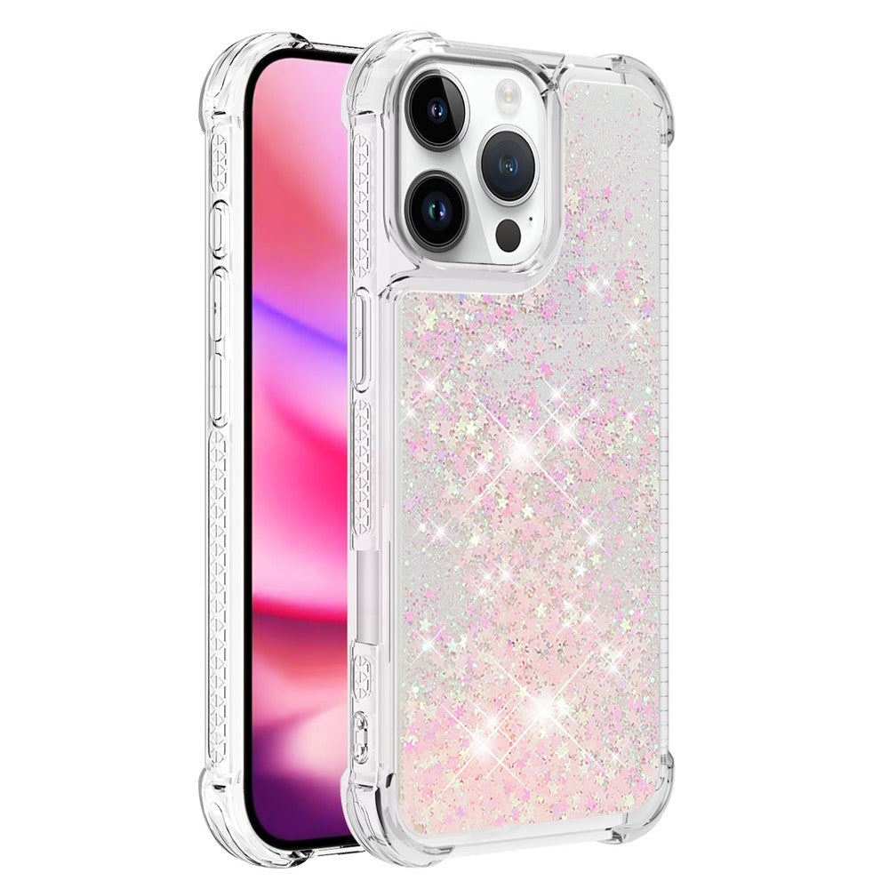 iPhone 16 Pro Max Glitzer-Hülle – Stoßfest & mit Treibsand