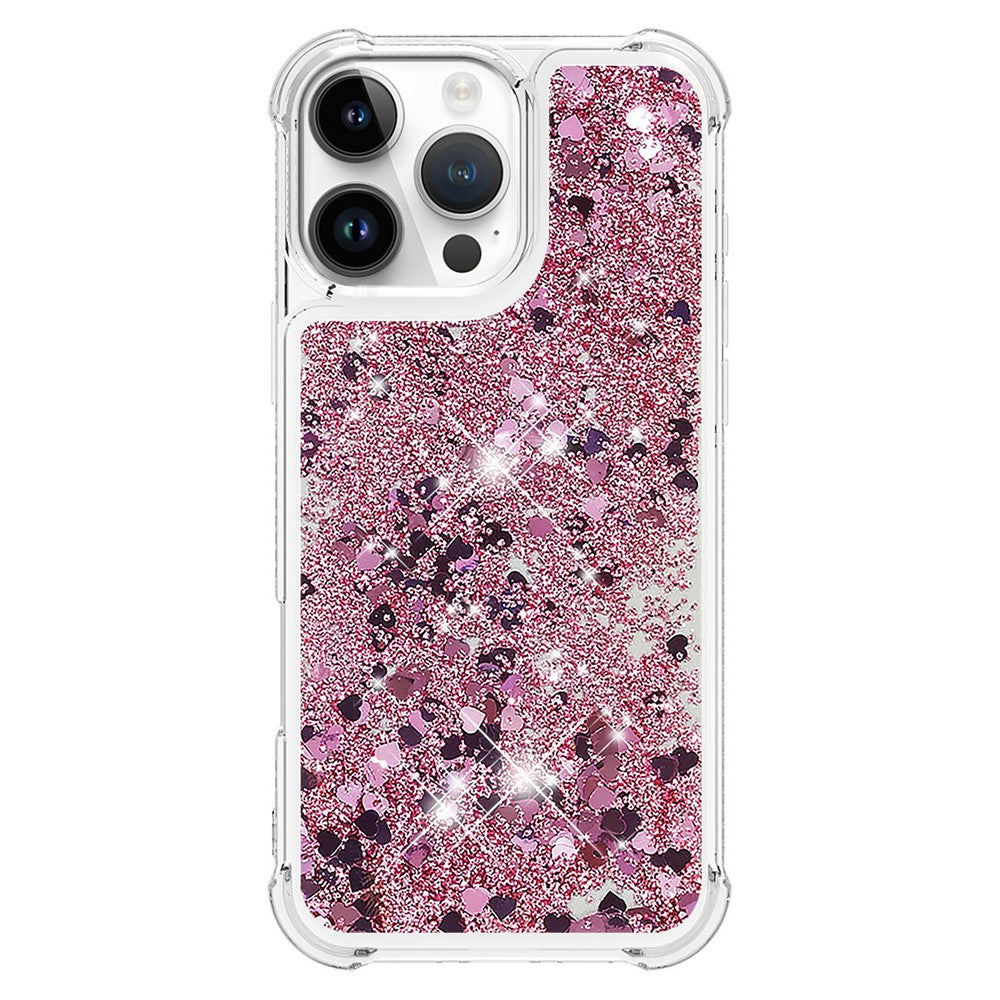 iPhone 16 Pro Glitzer-Hülle – Stoßfest & mit Treibsand