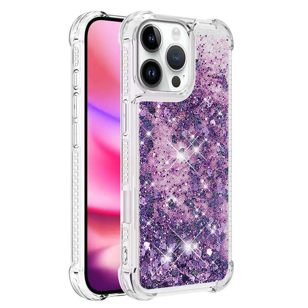 iPhone 16 Pro Glitzer-Hülle – Stoßfest & mit Treibsand