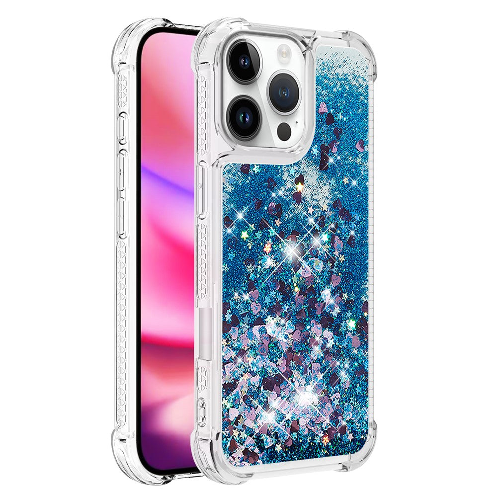 iPhone 16 Pro Glitzer-Hülle – Stoßfest & mit Treibsand