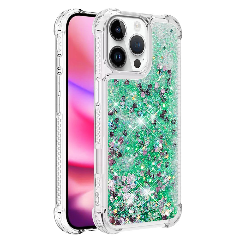 iPhone 16 Pro Glitzer-Hülle – Stoßfest & mit Treibsand