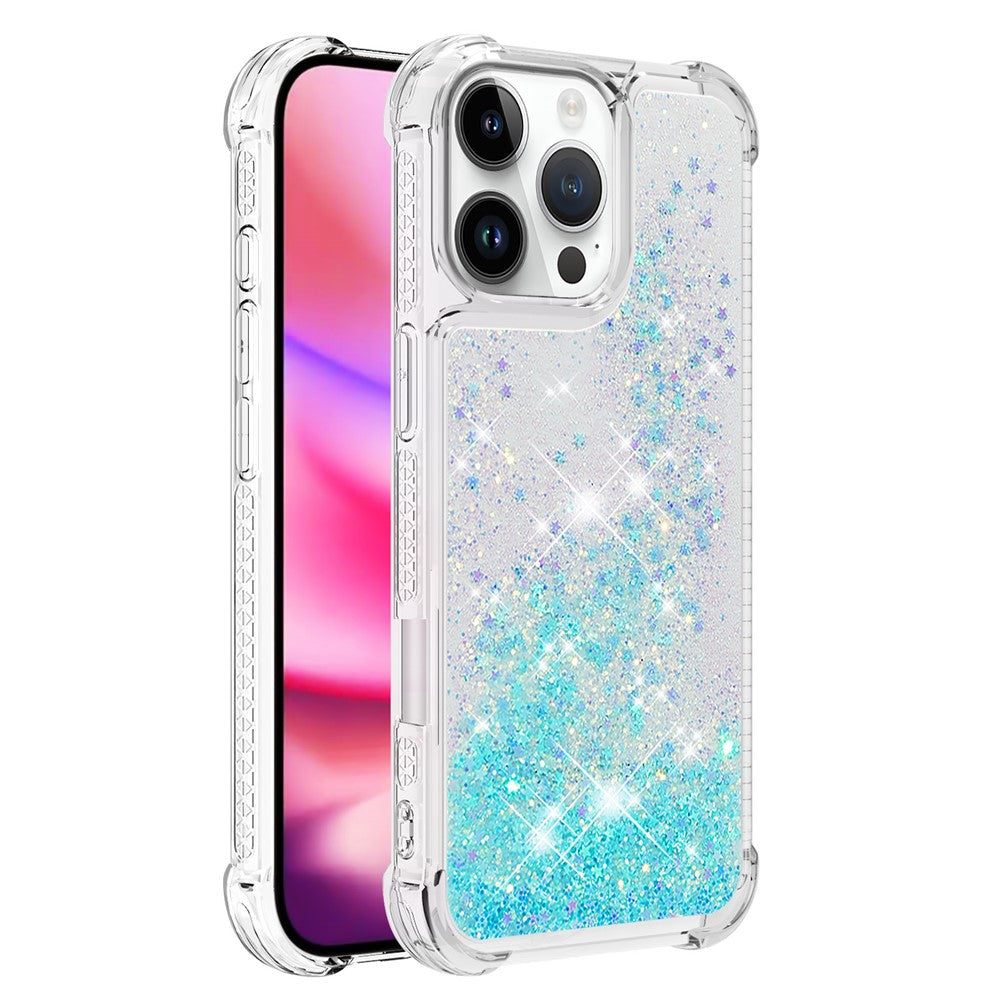 iPhone 16 Pro Glitzer-Hülle – Stoßfest & mit Treibsand