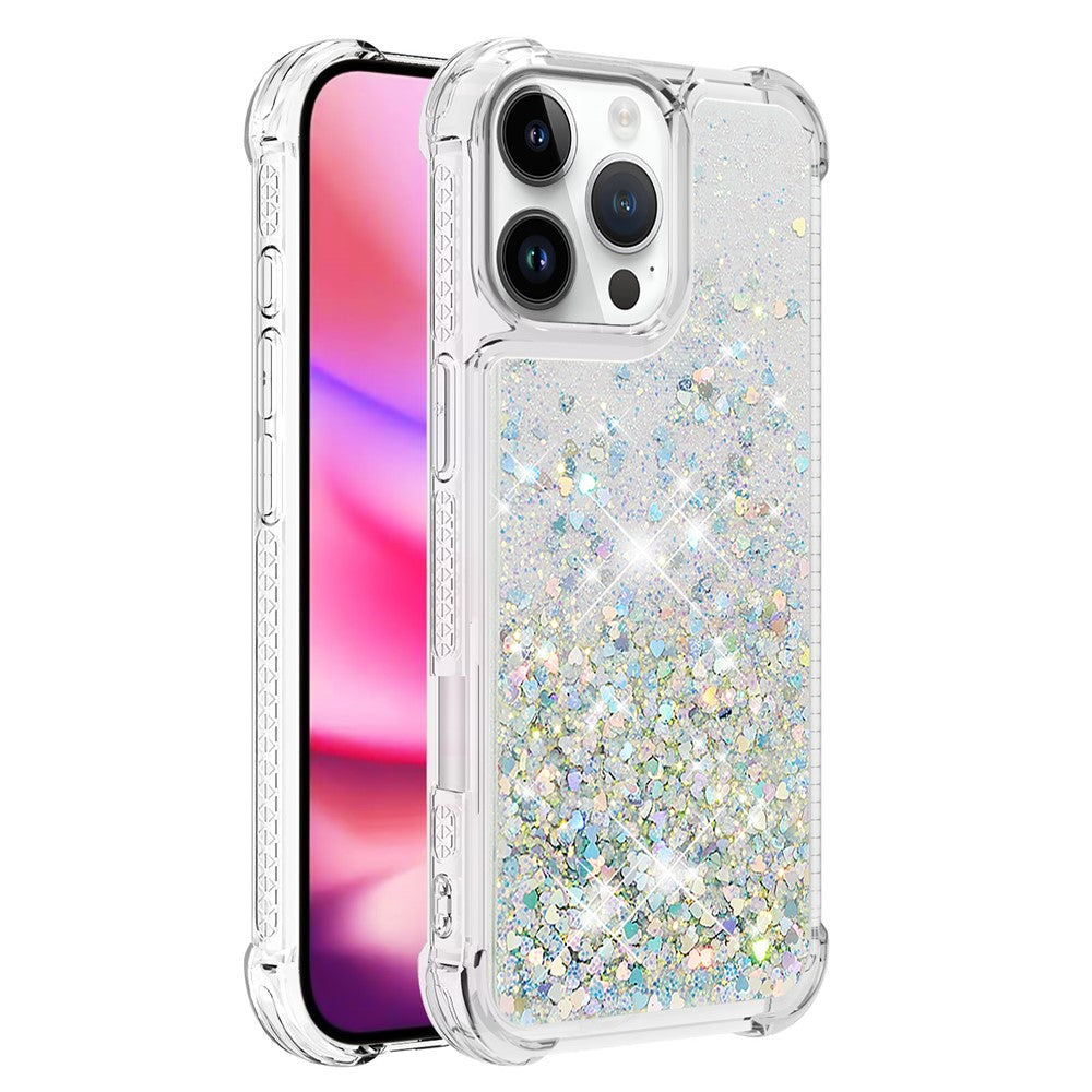 iPhone 16 Pro Glitzer-Hülle – Stoßfest & mit Treibsand