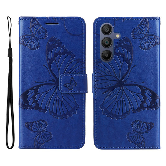 Galaxy A17 5G/4G / A26 5G / A16 5G/4G Wallet-Hülle – Schmetterling Aufgedruckt & Mit Ständer und Riemen