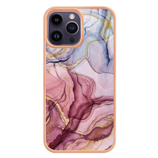 iPhone 16 Pro Max Schutzhülle – Mit Marmormuster 2,0 mm Galvanik-Rückseite