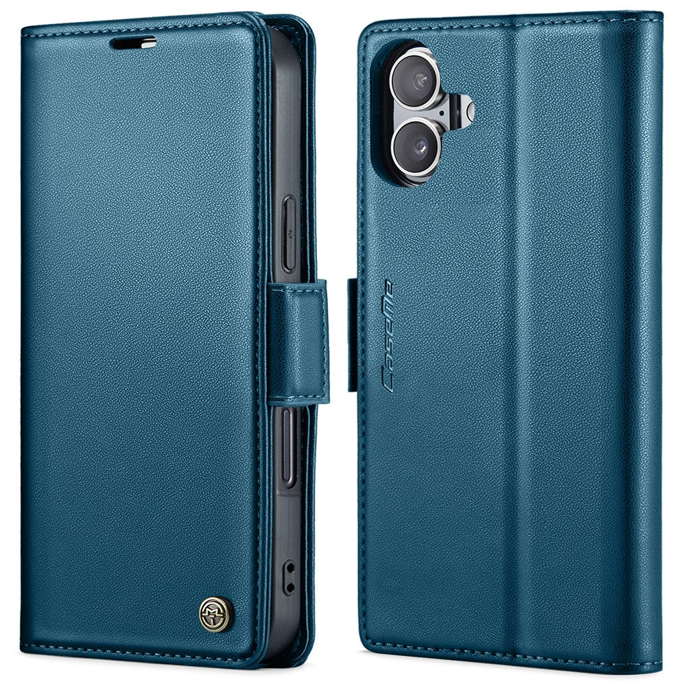 iPhone 16 Glänzende Wallet-Hülle – RFID-Schutz & Ständer