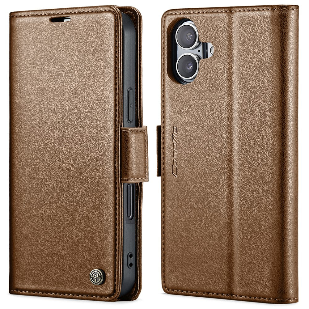 iPhone 16 Glänzende Wallet-Hülle – RFID-Schutz & Ständer