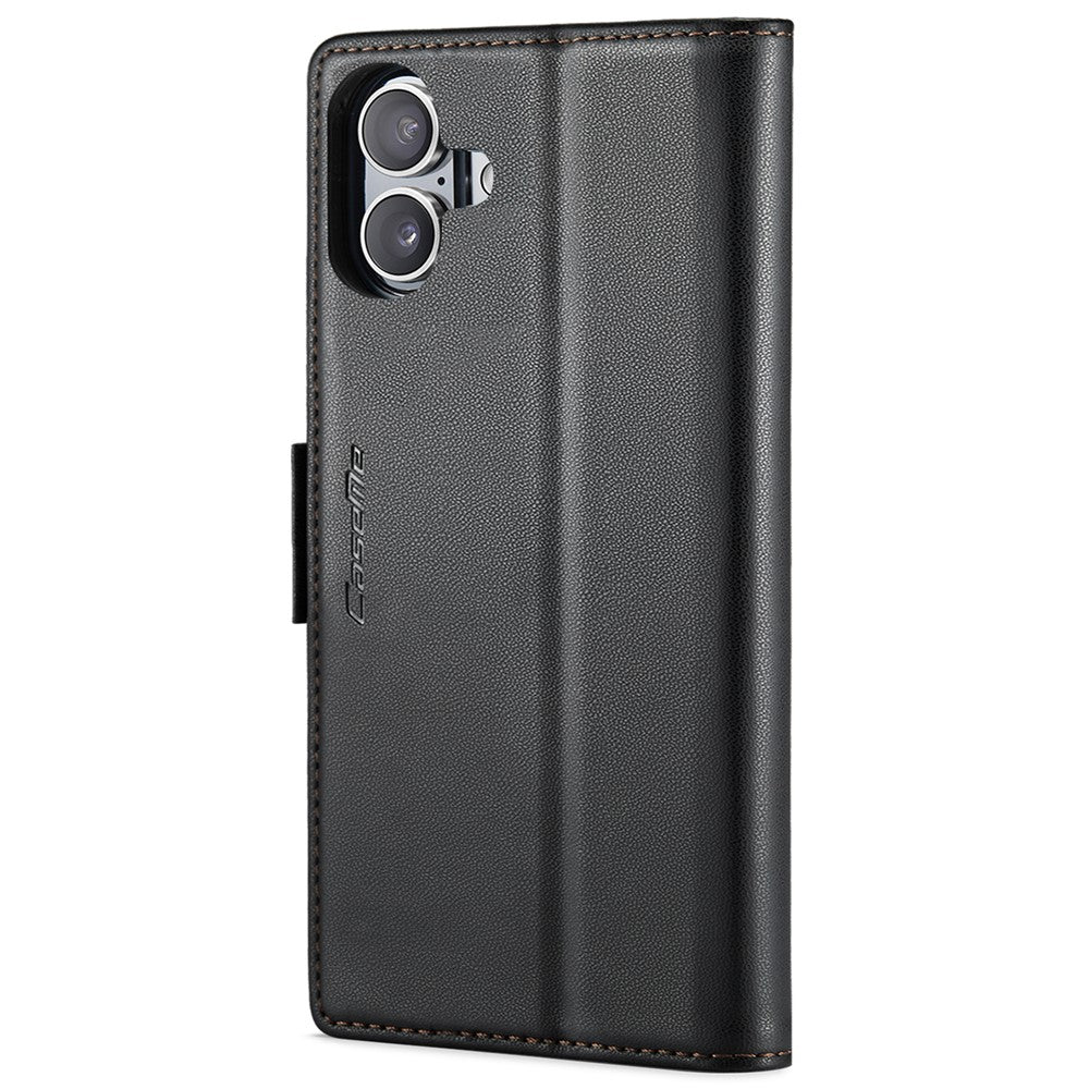 iPhone 16 Glänzende Wallet-Hülle – RFID-Schutz & Ständer