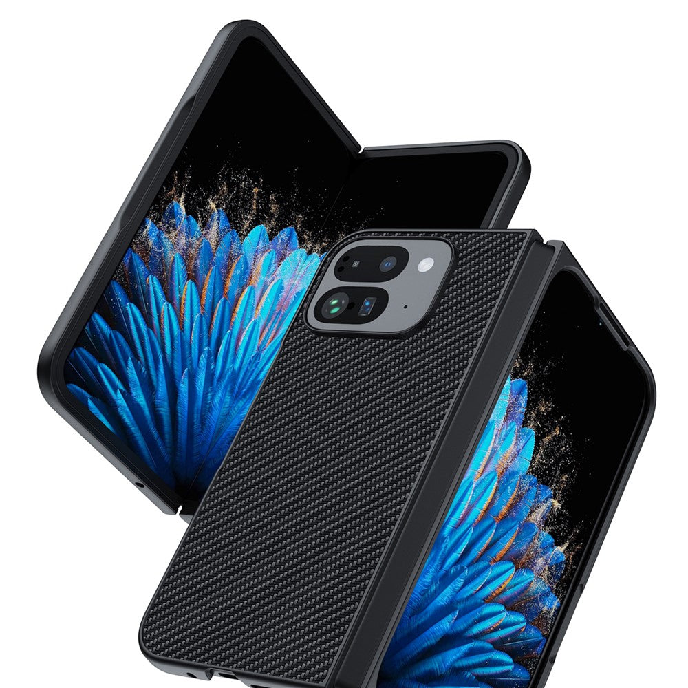 Pixel 9 Pro Fold 5G Lederhülle – Mit robuster Carbon-Optik