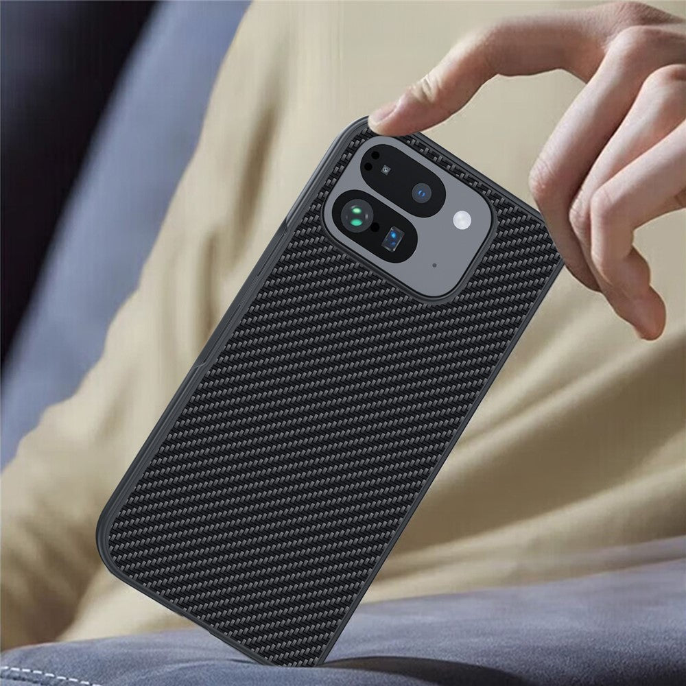 Pixel 9 Pro Fold 5G Lederhülle – Mit robuster Carbon-Optik
