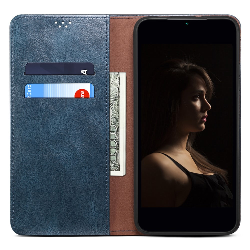 For Nothing CMF Phone 1 Case Crazy Horse Texture Waxy Leather Wallet Stand Cover