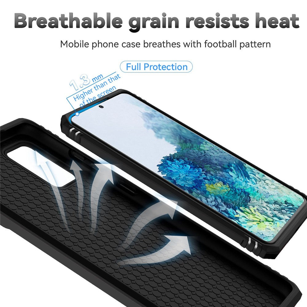 Galaxy S20 Plus 4G/5G Stoßfeste Schutzhülle – mit Kameraschutz-Schieber & 360° Ringhalter
