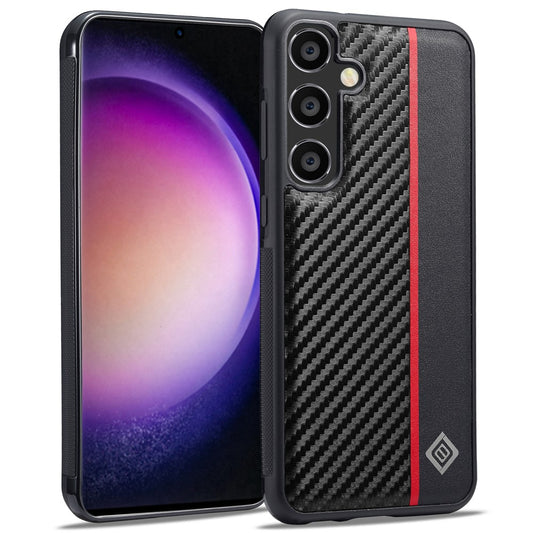 Galaxy S24 FE Stoßfeste Hülle - Carbonfaser-Optik