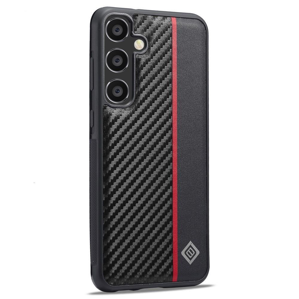 Galaxy S24 FE Stoßfeste Hülle - Carbonfaser-Optik
