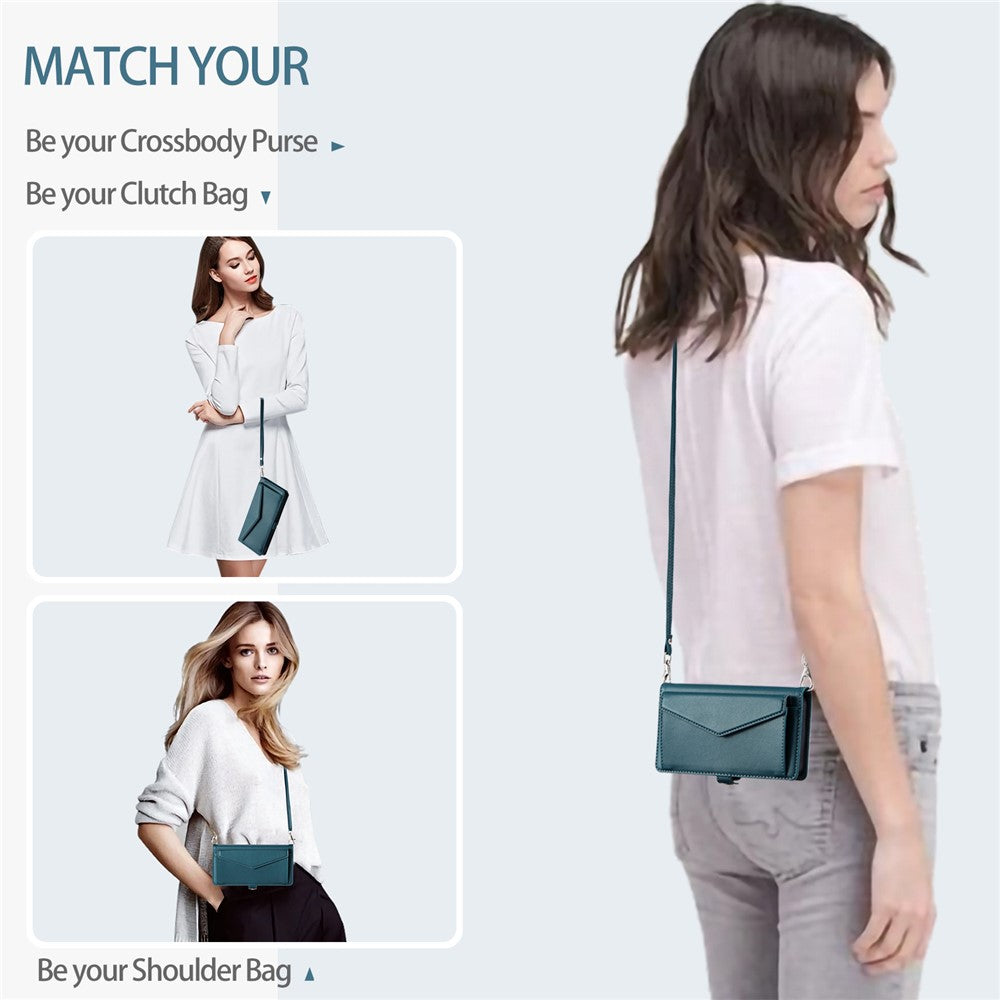 For Xiaomi Redmi 13 5G  /  4G Leather Case Wallet Stand Phone Cover with Straps