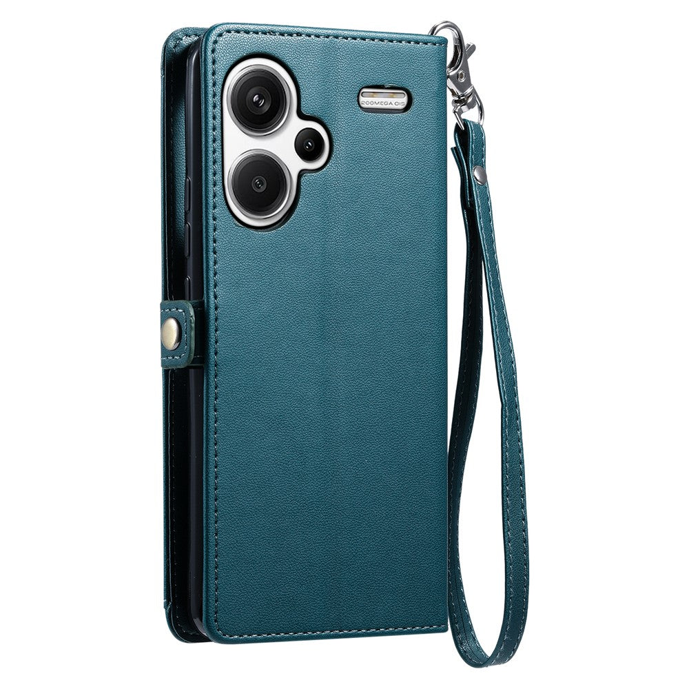 For Xiaomi Redmi Note 13 Pro+ 5G Leather Case Wallet Stand Phone Cover with Straps
