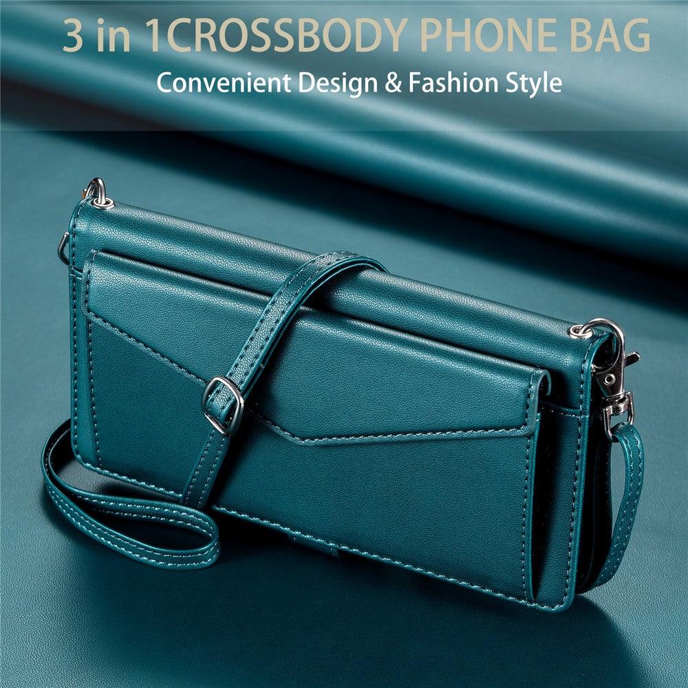 For Xiaomi Poco X6 5G  /  Redmi Note 13 Pro 5G Leather Case Wallet Stand Phone Cover with Straps