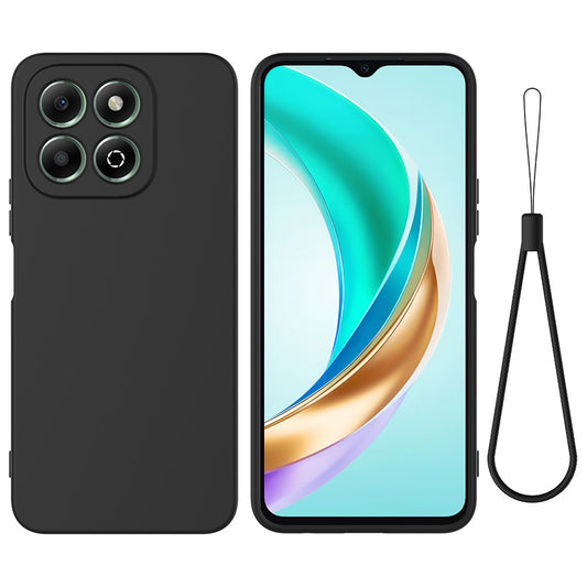 Honor X6b 4G Handyhülle – Fallschutz- aus flüssigem Silikon mit Riemen