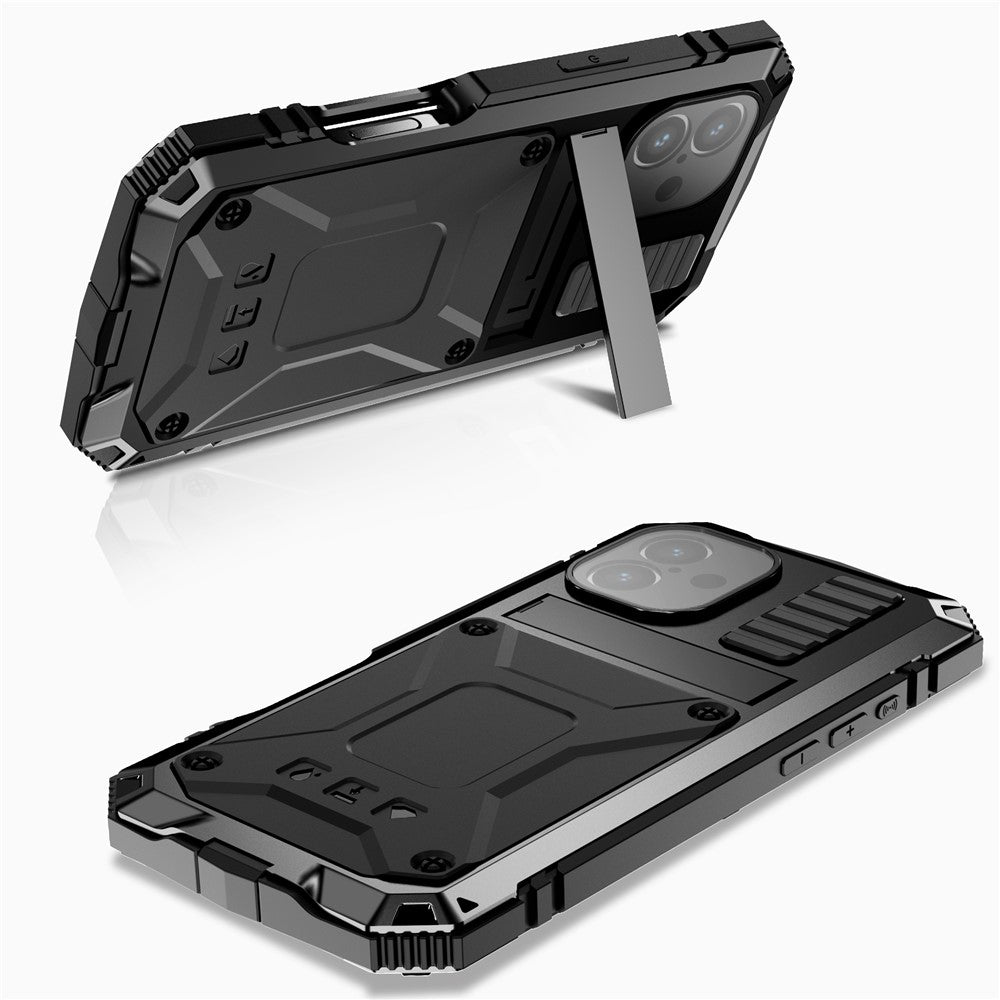 iPhone 16 Plus Schutzhülle – Stoßfest, staubdicht, mit gehärtetem Glas & Ständer