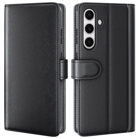 Galaxy S24 FE Echtleder Hülle mit Kartenfach