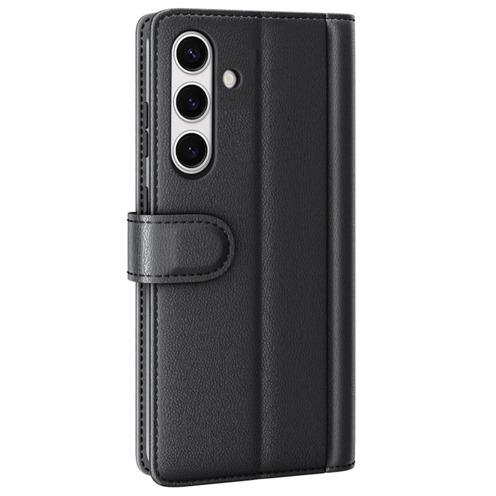 Galaxy S24 FE Echtleder Hülle mit Kartenfach