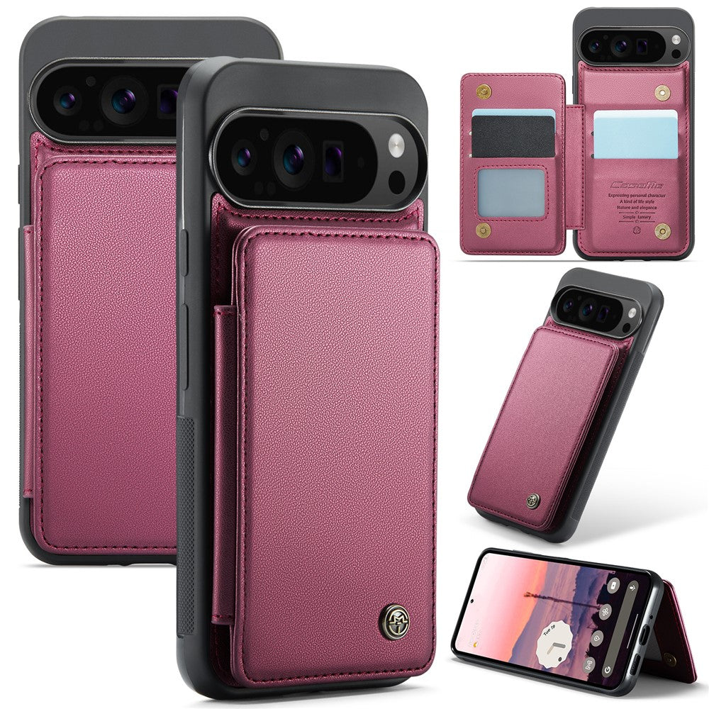 Pixel 9 Pro XL Faltbare Wallet-Hülle – RFID & 5 Kartenfächer