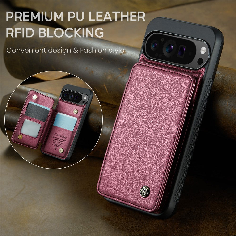 Pixel 9 Pro XL Faltbare Wallet-Hülle – RFID & 5 Kartenfächer