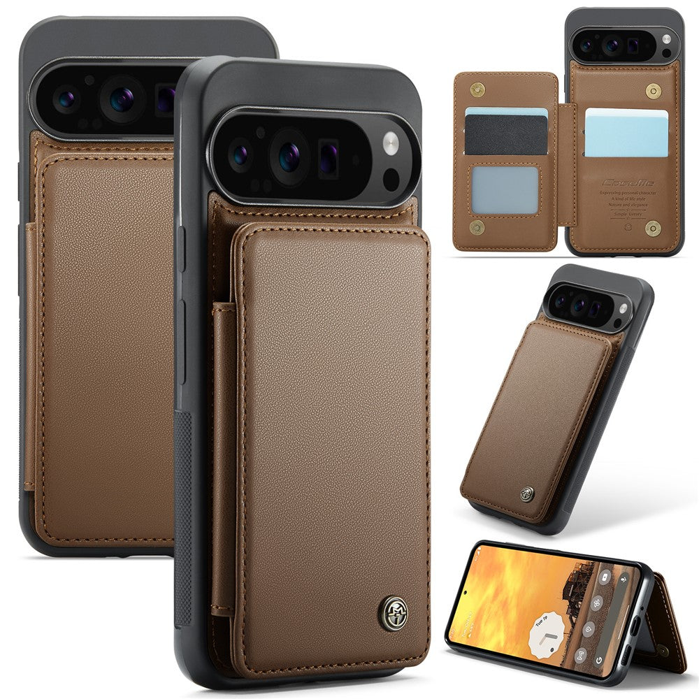 Pixel 9 Pro XL Faltbare Wallet-Hülle – RFID & 5 Kartenfächer