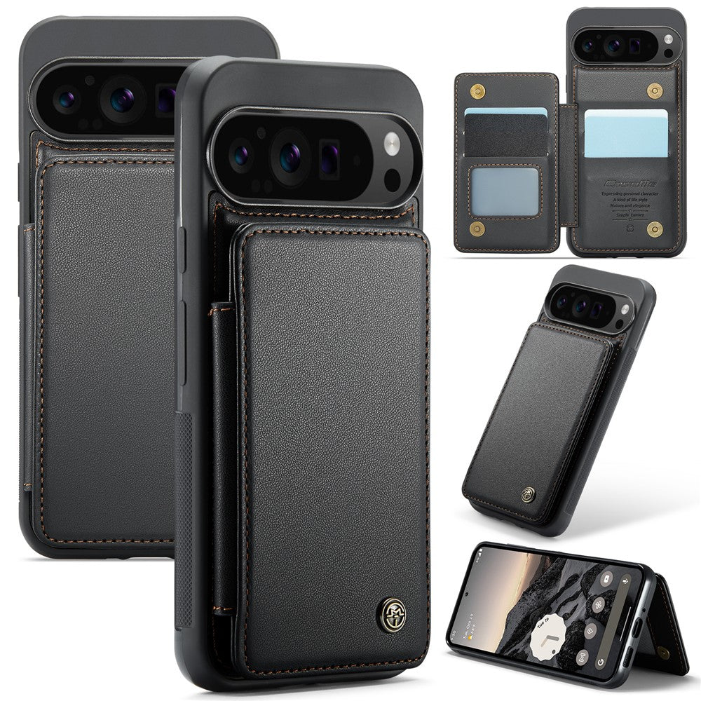 Pixel 9 Pro XL Faltbare Wallet-Hülle – RFID & 5 Kartenfächer