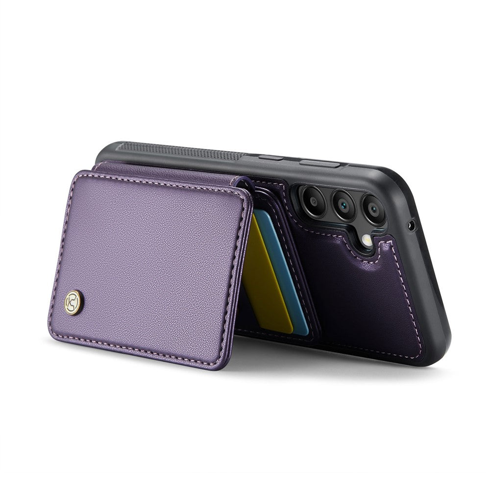 Galaxy A55 5G Leder-Handyhülle – Mit abnehmbarer magnetische Kartentasche