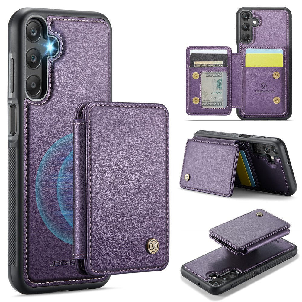 Galaxy A25 5G Leder-Handyhülle – Mit abnehmbarer magnetische Kartentasche