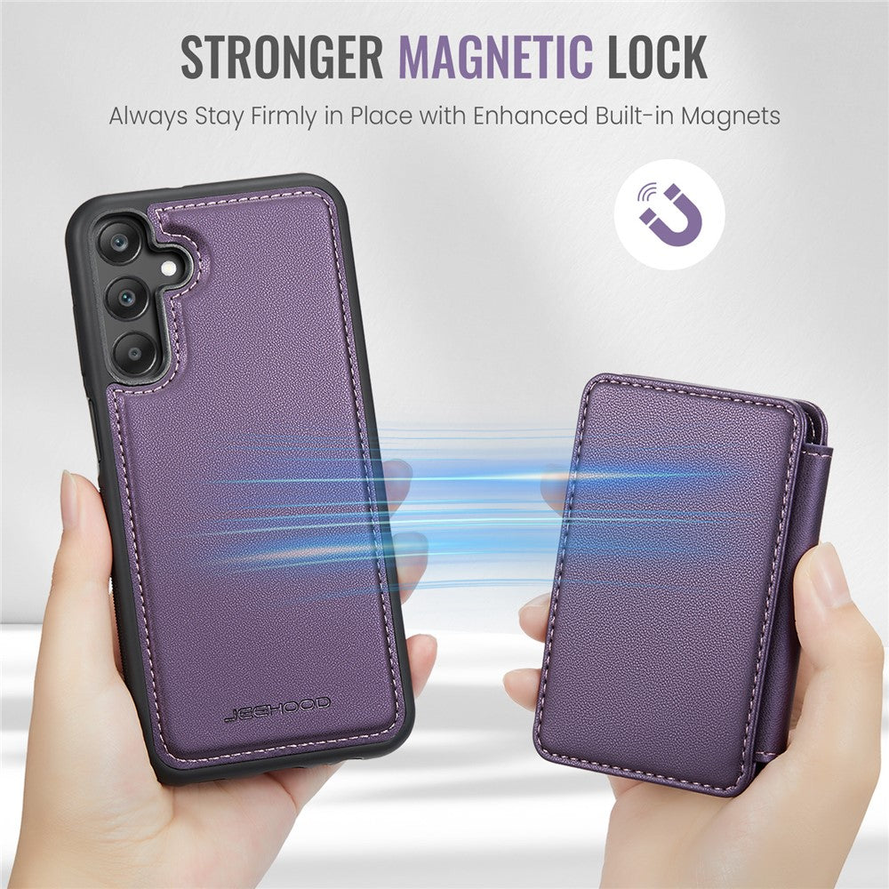 Galaxy A25 5G Leder-Handyhülle – Mit abnehmbarer magnetische Kartentasche