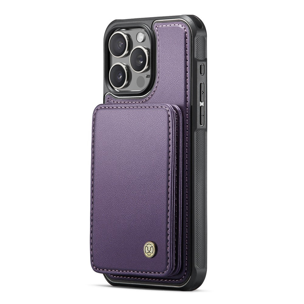iPhone 16 Pro Max Leder-Handyhülle – Mit abnehmbarer magnetische Kartentasche