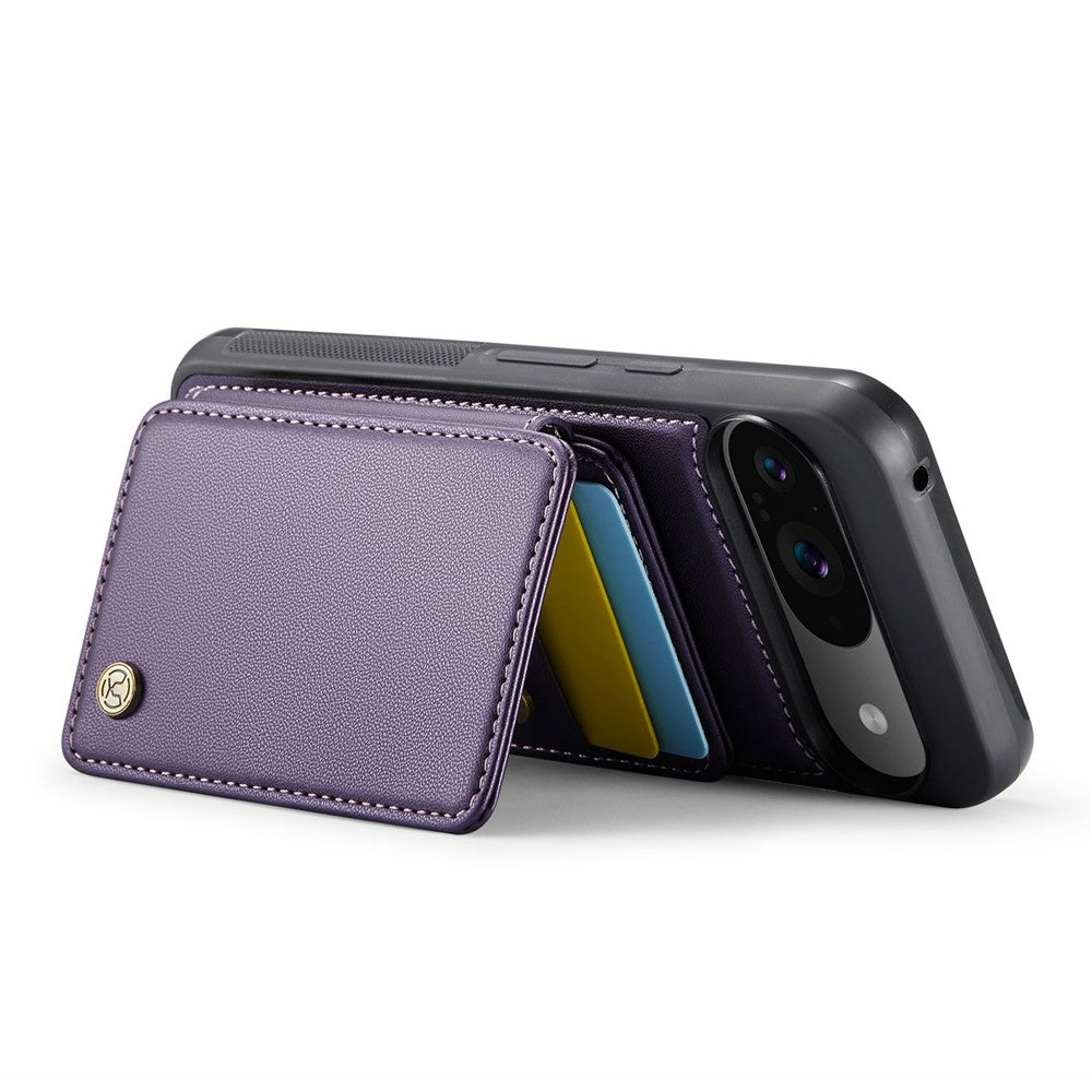 Pixel 9 / 9 Pro Leder-Handyhülle – Mit abnehmbarer magnetische Kartentasche