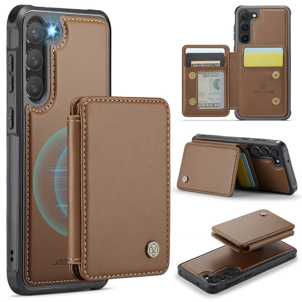 Galaxy S23 Leder-Handyhülle – Mit abnehmbarer magnetische Kartentasche
