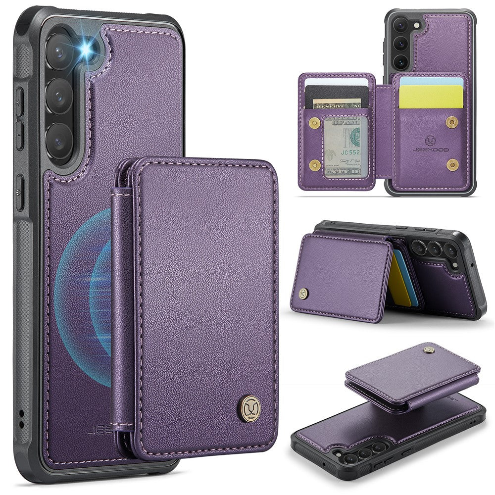 Galaxy S23 Leder-Handyhülle – Mit abnehmbarer magnetische Kartentasche