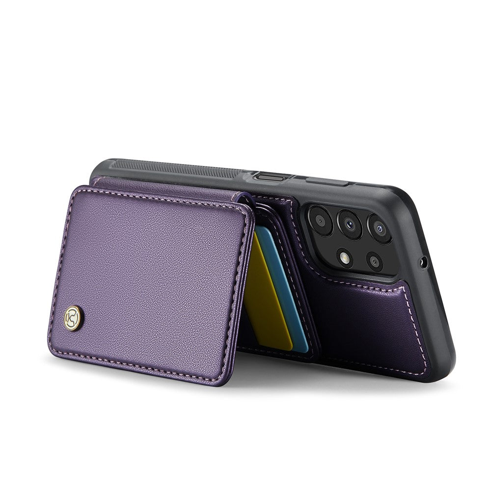 Galaxy A13 4G Leder-Handyhülle – Mit abnehmbarer magnetische Kartentasche