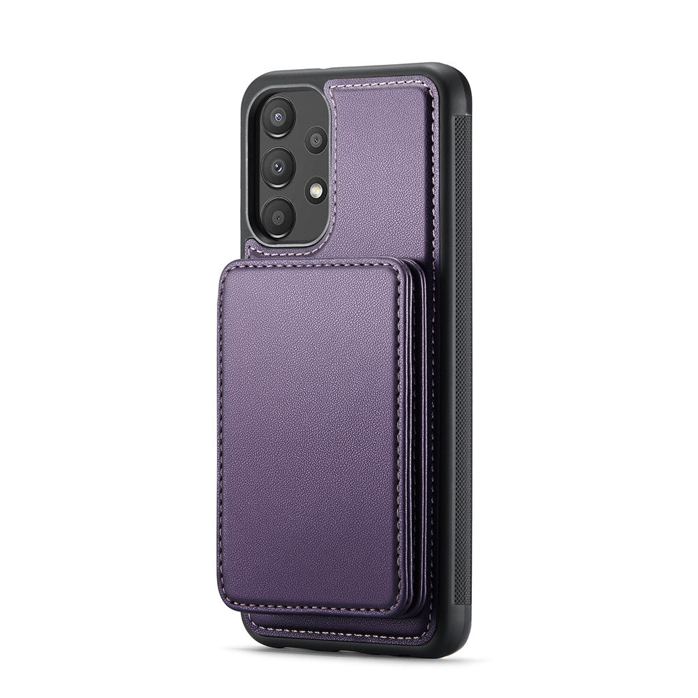 Galaxy A13 4G Leder-Handyhülle – Mit abnehmbarer magnetische Kartentasche