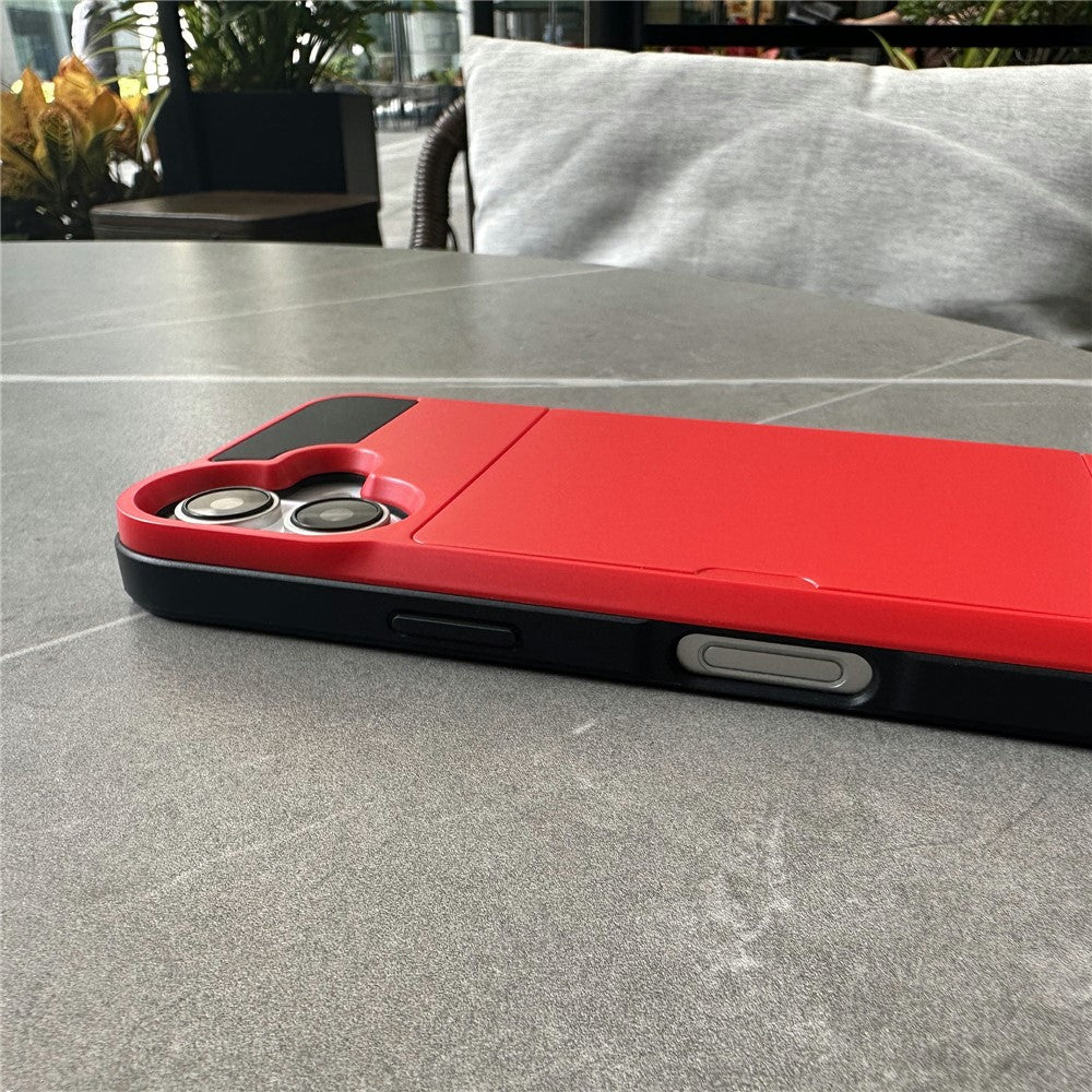 iPhone 16 Schiebekartensteckplatz-Hülle – Mit Kratzfestem Design