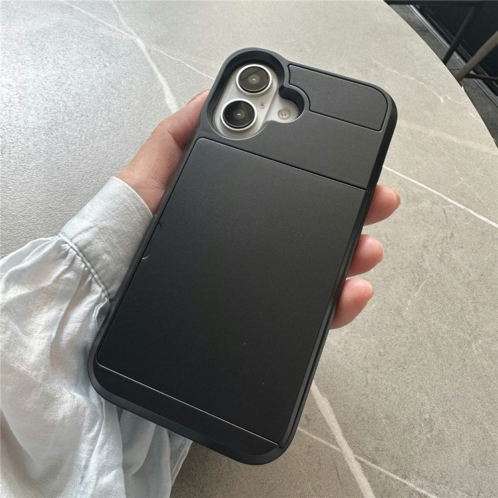 iPhone 16 Schiebekartensteckplatz-Hülle – Mit Kratzfestem Design