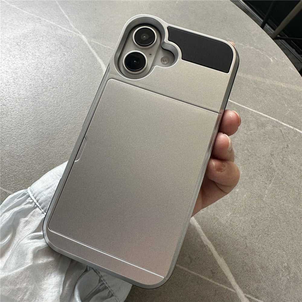 iPhone 16 Schiebekartensteckplatz-Hülle – Mit Kratzfestem Design