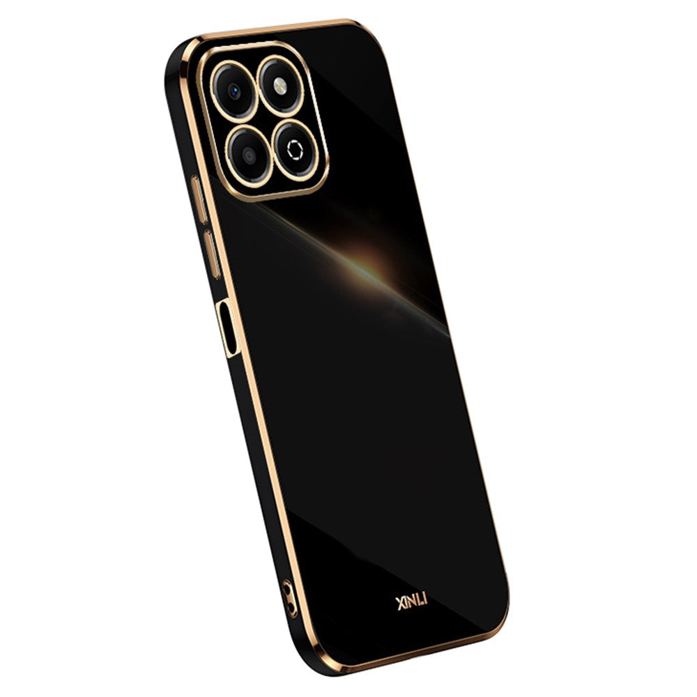 XINLI For Honor X6b 4G Case TPU Phone Cover with Electroplating Frame