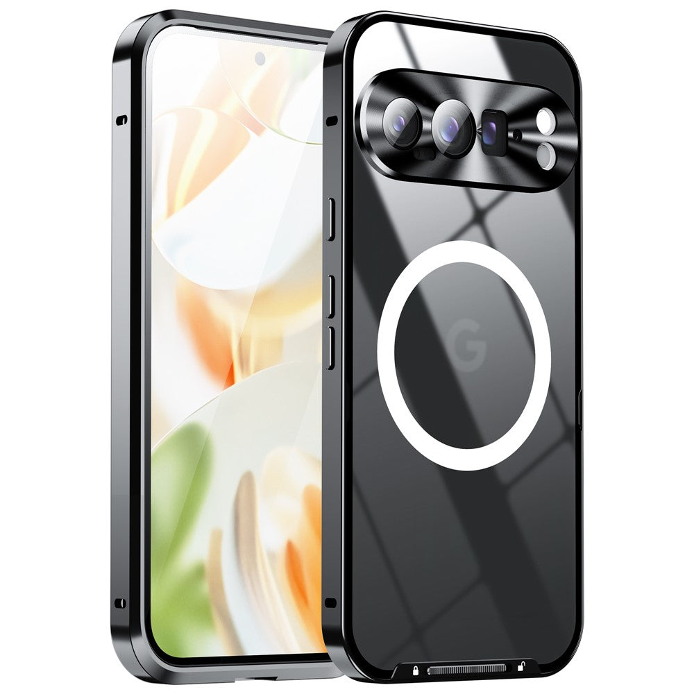Pixel 9 Pro Magnetische Hülle mit Metallkante & Kameraschutz