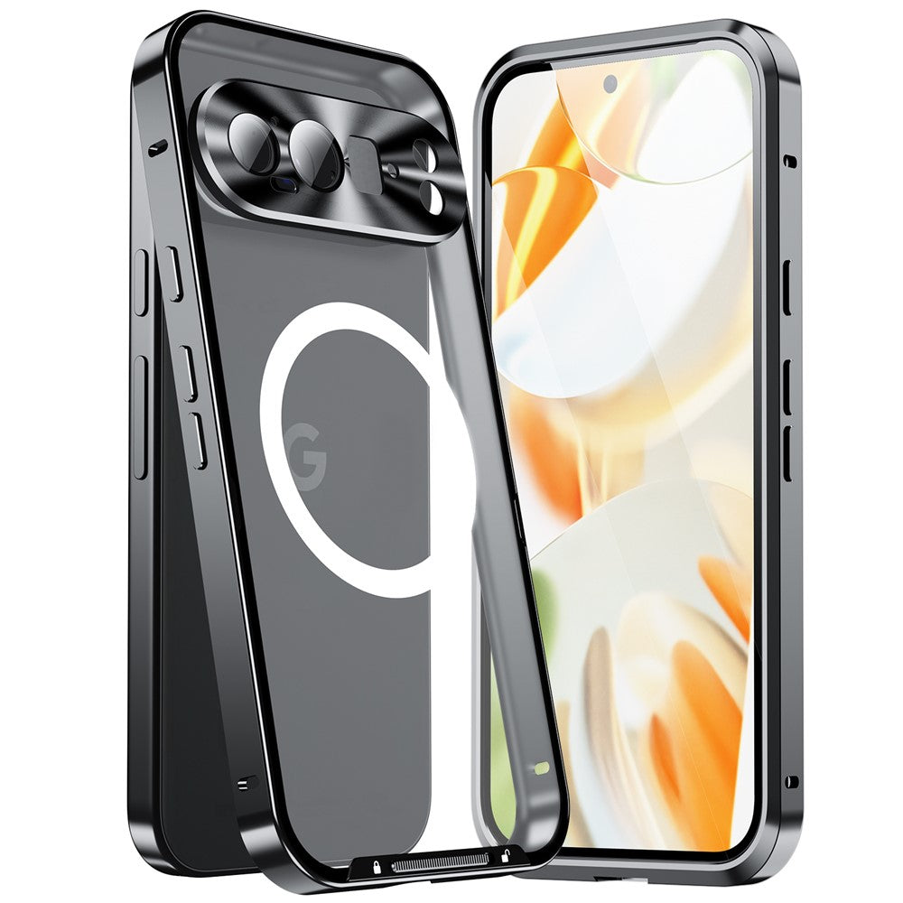 Pixel 9 Pro Magnetische Hülle mit Metallkante & Kameraschutz