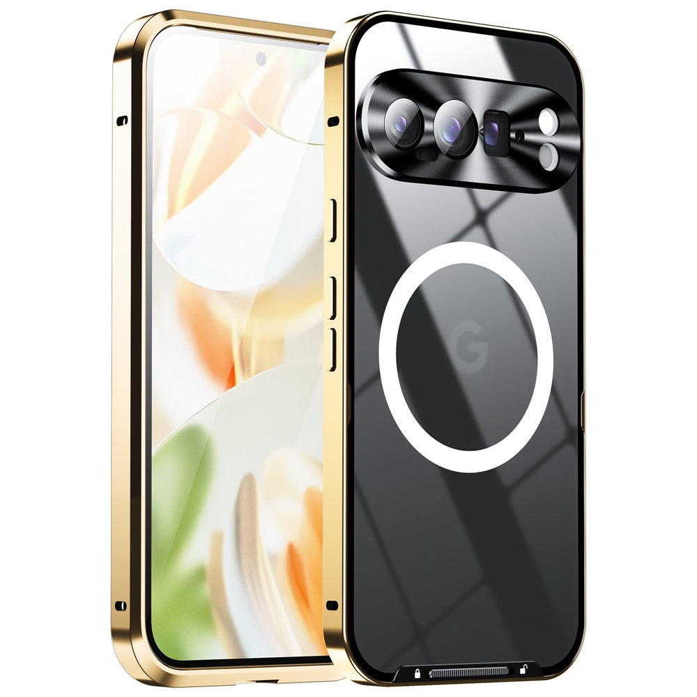 Pixel 9 Pro Magnetische Hülle mit Metallkante & Kameraschutz