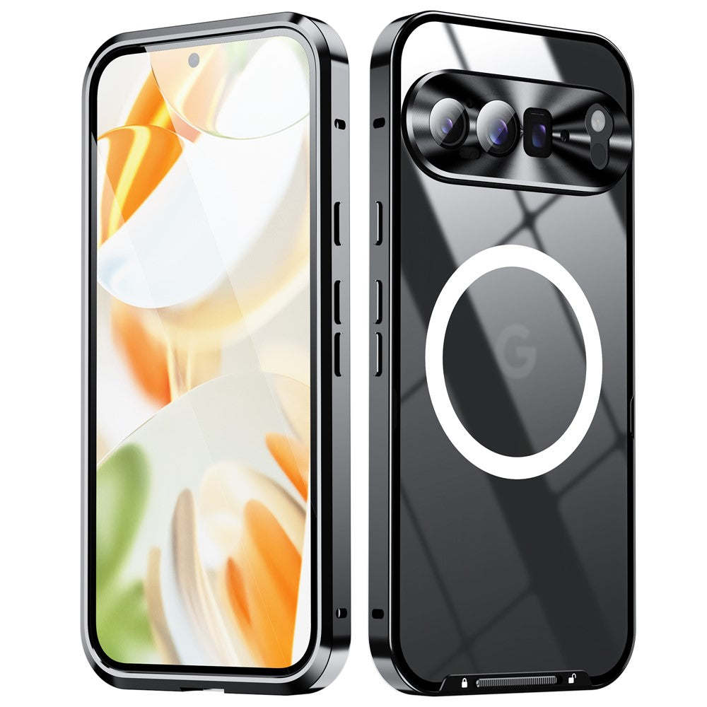 Pixel 9 Pro XL Magnetische Hülle mit Metallkante & Kameraschutz