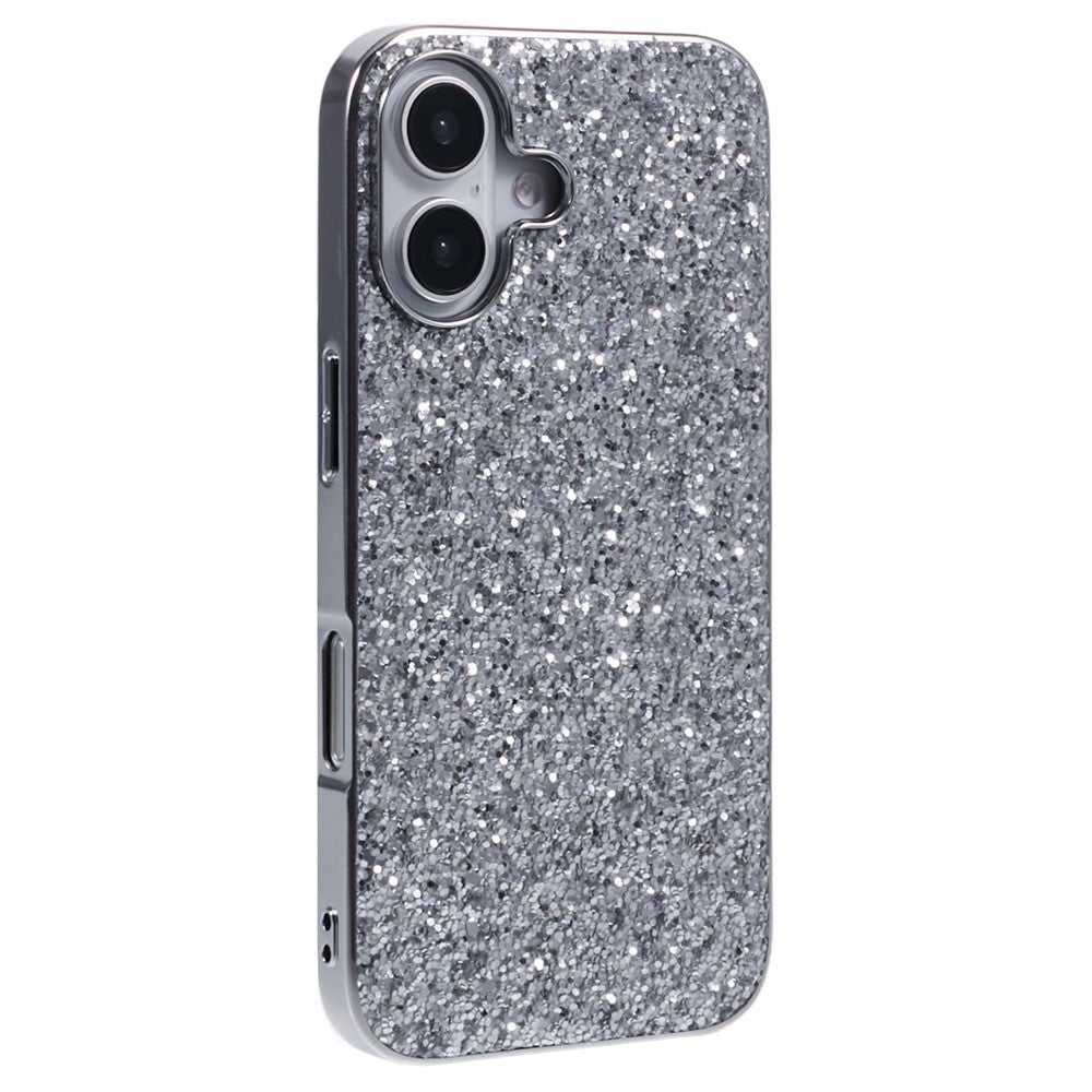 iPhone 16 Schutzhülle – Funkelnde Glitzer-Rückseite